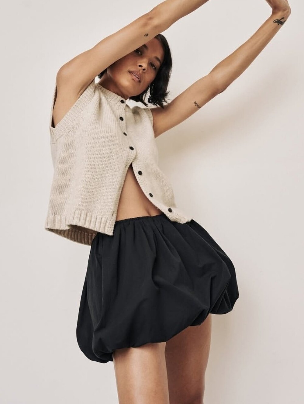 NWT DISSH STEVIE BUBBLE MINI SKIRT